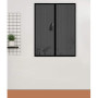 ZANZARIERA MAGNETICA P\FINESTRA 120X160CM NERO