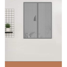 ZANZARIERA MAGNETICA P\FINESTRA 120X160CM GRIGIO