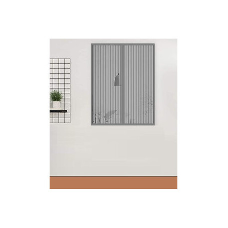 ZANZARIERA MAGNETICA P\FINESTRA 120X160CM GRIGIO