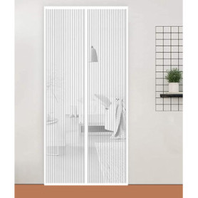 ZANZARIERA MAGNETICA P\PORTA 140X240CM BIANCO