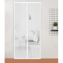 ZANZARIERA MAGNETICA P\PORTA 140X240CM BIANCO