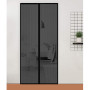ZANZARIERA MAGNETICA P\PORTA 140X240CM NERO