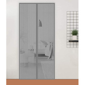 ZANZARIERA MAGNETICA P\PORTA 140X240CM GRIGIO
