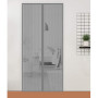 ZANZARIERA MAGNETICA P\PORTA 140X240CM GRIGIO