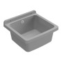 LAVATOIO RESINA A PARETE 39X39 CM C\SIFONE CEMENTO