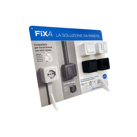 ESPOSITORE DISPLAY CASSETTA FIXA ORIZZ 43X36CM