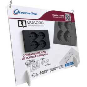 ESPOSITORE DISPLAY MULTIPR QUADRA ORIZZONT 43X36CM