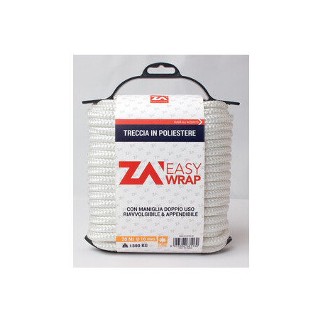 FUNE POLIESTERE 10MM CF 20M BIANCO