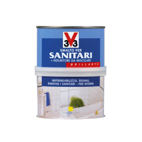 V33 SMALTO P\SANITARI BICOMPON. BIANCO 0
