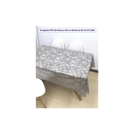 TOVAGLIATO TRASPARENTE SMART MARMO GRIGIO H 140