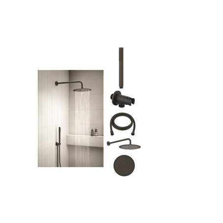 GEDY SET DOCCIA D.25 NERO MATT HIGH PRO PLUS 02