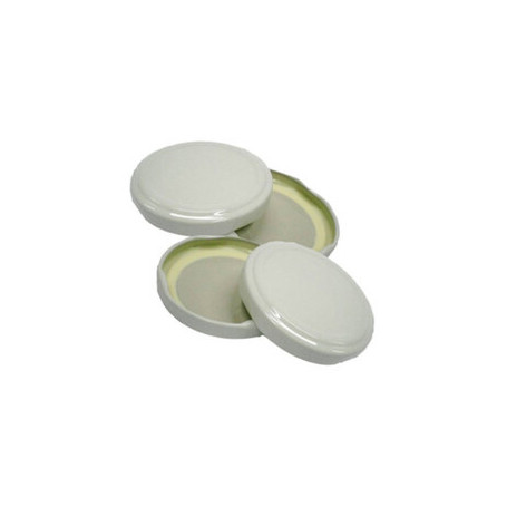 TAPPO P\BARATTOLO D 43 MM 100 PZ BIANCO