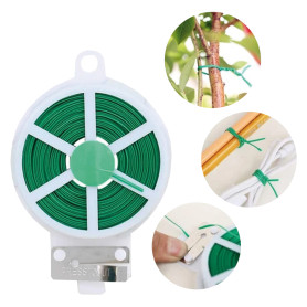 PIATTINA FILO PLASTICATO mt. 250 in rotolo - colore marrone