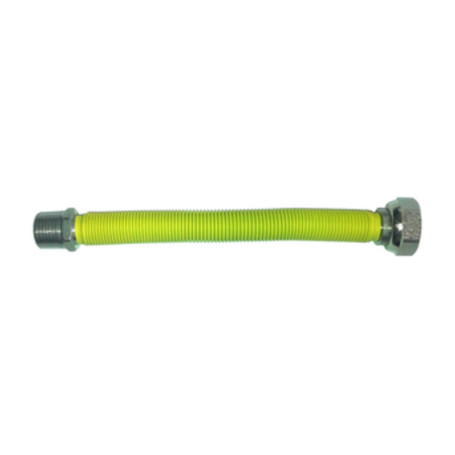 RACCORDO INOX ESTENSIBILE GAS 3\4 MF 200-400 GIALLO