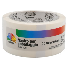 NASTRO PER IMBALLAGGIO mm 48 x 66 mt. - bianco