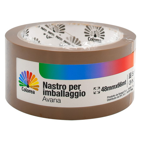 NASTRO PER IMBALLAGGIO mm 48 x 66 mt. - avana