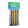 SET 5 RACCORDI INOX ESTENSIBILI 1\2 GAS  P\CALDAIA