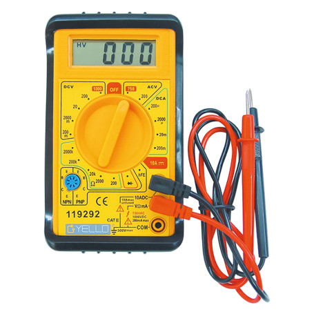 TESTER DIGITALE  M83  misura corrente CC max 10A