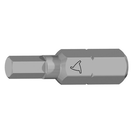 INSERTI IMPRONTA ESAGONALE mm 6 x 25 - cf.10 pz