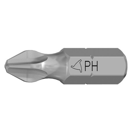 INSERTI PER VITI IMPRONTA PHILLIPS PH 2 x 25 mm - cf.10 pz