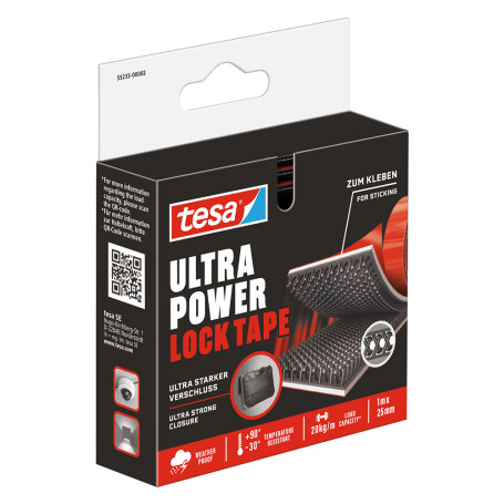 NASTRO ADESIVO  ULTRA POWER LOCK  mm 25 x 1 mt - 1 rotolo