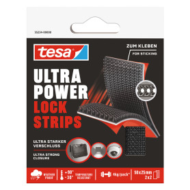 NASTRO ADESIVO  ULTRA POWER LOCK  mm 25 x 5 cm - confezione da 2 strips