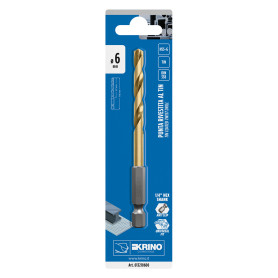 PUNTA RETTIFICATA RIVESTITA AL TITANIO  diametro  6 x L.110 mm - cf. da 1 pezzo