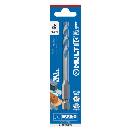 PUNTA MULTIMATERIALE  MULTIK   diametro  5 x L.150 mm - cf. da 1 pezzo