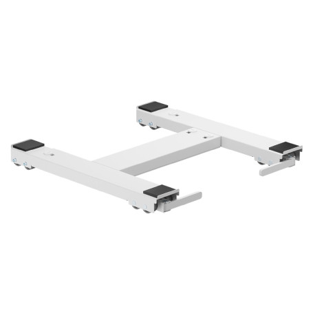 BASE UNIVERSALE ANTIVIBRAZIONE PER LAVATRICE/ASCIUGATRICE c/ruote - lungh. regolabile 37 - 62 cm