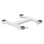 BASE UNIVERSALE ANTIVIBRAZIONE PER LAVATRICE/ASCIUGATRICE c/ruote - lungh. regolabile 37 - 62 cm