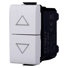 INTERRUTTORE DOPPIO serie  SOLAR  - mod. 1P+1P 16A