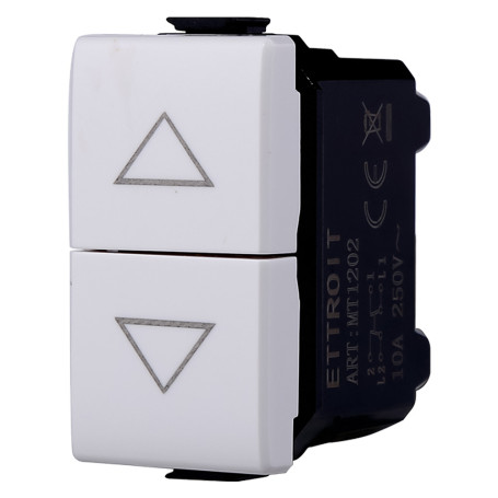 INTERRUTTORE DOPPIO serie  SOLAR  - mod. 1P+1P 16A