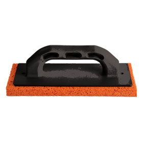 FRATTONE IN GOMMA SPUGNA cm 10 x 24 - gomma arancione (dens. media)