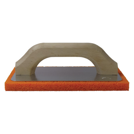 FRATTONE IN GOMMA SPUGNA cm 14 x 22 - gomma arancio (dens. media)