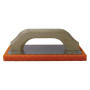 FRATTONE IN GOMMA SPUGNA cm 14 x 22 - gomma arancio (dens. media)