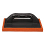 FRATTONE IN GOMMA SPUGNA cm 14 x 22 - gomma arancione (dens. media)