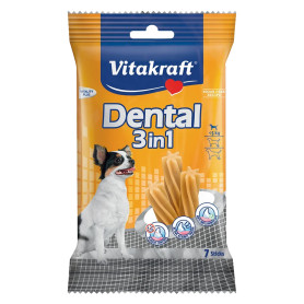 SNACK PER CURA DENTALE CANE  DENTAL 3 IN 1  misura XS - per cani piccoli (max 5 kg)