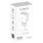 CARICABATTERIA DA MURO DUE USCITE CARICA ULTRA RAPIDA uscita USB / USB-C - pot.max 20W