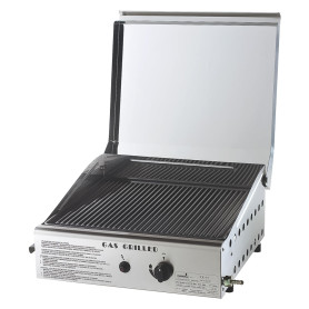 PIASTRA DI COTTURA GRILL A GAS cm. 44 x 44 x 24 (L x P x H)
