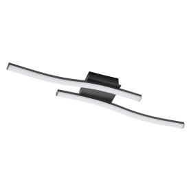 PLAFONIERA LED SERIE  TRATTI  10W - 1450LM - col. nero