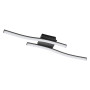 PLAFONIERA LED SERIE  TRATTI  10W - 1450LM - col. nero