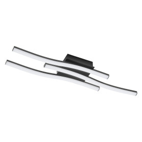 PLAFONIERA LED SERIE  TRATTI  15W - 1950LM - col. nero