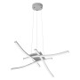 APPLIQUE A SOSPENSIONE LED SERIE  TRATTI  35W - 3150LM - col. silver