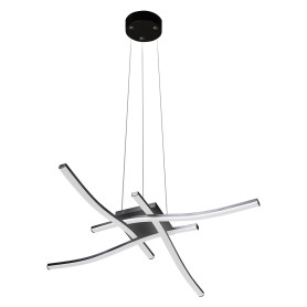APPLIQUE A SOSPENSIONE LED SERIE  TRATTI  35W - 3150LM - col. nero