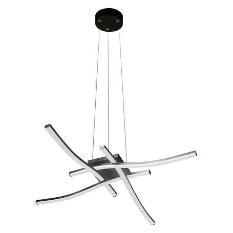 APPLIQUE A SOSPENSIONE LED SERIE  TRATTI  35W - 3150LM - col. nero