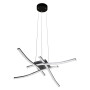 APPLIQUE A SOSPENSIONE LED SERIE  TRATTI  35W - 3150LM - col. nero