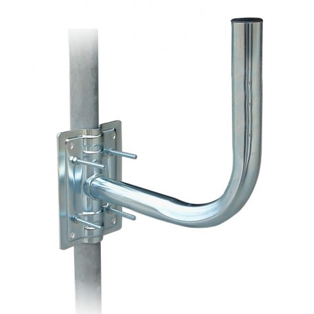 SUPPORTO CURVO PALO MURO CM.24          FIG.2