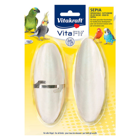 OSSI DI SEPPIA  PER UCCELLI cf. 2 pz.