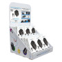 ESPOSITORE DA BANCO PER CARICATORI USB 12 pz (colore nero) - completo