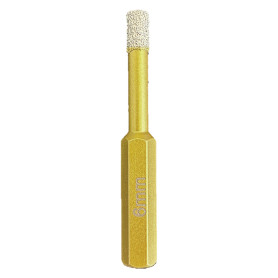 FORETTO DIAMANTATO PER AVVITATORE  LINEA INDUSTRIALE   diametro  6 mm.